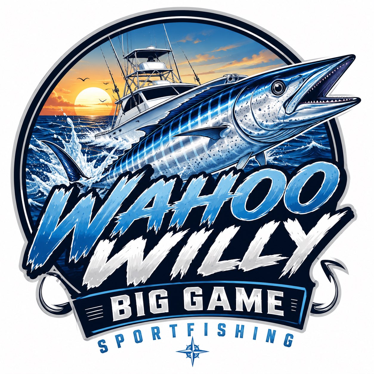 Wahoo Willy Big Game Sport Fishing logo